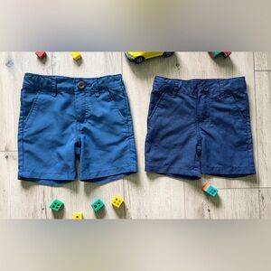 2ct Cat & Jack Toddler Boys Size 2T Quick Dry Shorts Blue (0753)